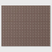 Papier Cadeau Motif café et cupcake (Plat)