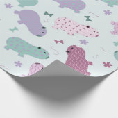 Papier Cadeau motif capybara (Coin)