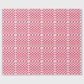 Papier Cadeau Motif cardiaque (Plat)