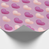 Papier Cadeau Motif cardiaque (Coin)