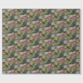 Papier Cadeau Motif carnivore Plante Wetland Goblincore (Plat)