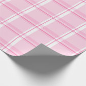 Papier Cadeau Motif carreau rose (Coin)