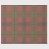 Papier Cadeau Motif carreau rouge vert (Plat)