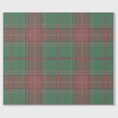 Papier Cadeau Motif carreau rouge vert (Plat)