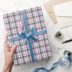 Papier Cadeau Motif carreaux classique