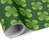 Papier Cadeau motif carrelé à quatre feuilles (Coin rond)