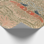 Papier Cadeau Motif célèbre des oiseaux de William morris (Coin)
