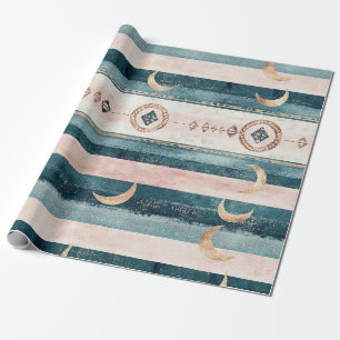 Papier Cadeau Motif céleste du Sud-Ouest - Style désert