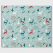 Papier Cadeau Motif cerf (Plat)