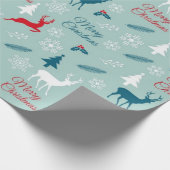 Papier Cadeau Motif cerf (Coin)