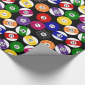 Papier Cadeau Motif Checkered de billards de style campagnard (Coin)