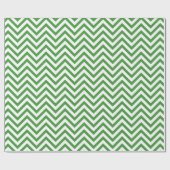 Papier Cadeau Motif Chevron Vert Texture Zigzag (Plat)