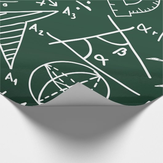 Papier Cadeau Motif chimique de l'école (Coin)