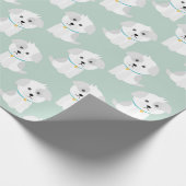 Papier Cadeau Motif chiot (Coin)