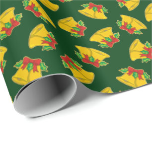 Papier Cadeau Motif Christmas Bells