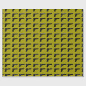 Papier Cadeau motif cible 1911 de la silhouette Sport (Plat)