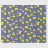 Papier Cadeau Motif citron (Plat)