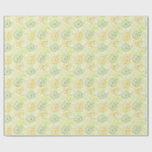 Papier Cadeau Motif citron (Plat)