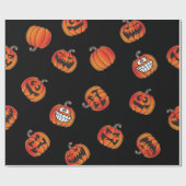 Papier Cadeau motif citrouille (Plat)