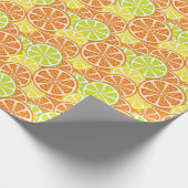 Papier Cadeau Motif Citrus 2 (Coin)