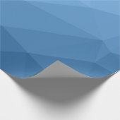 Papier Cadeau Motif classique bleu géométrique en maillage sombr (Coin)