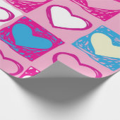 Papier Cadeau Motif cœurs (Coin)