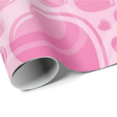 Papier Cadeau Motif cœurs (Coin rond)