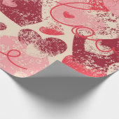 Papier Cadeau Motif cœurs (Coin)