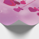 Papier Cadeau Motif cœurs (Coin)