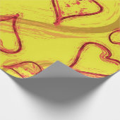Papier Cadeau Motif cœurs (Coin)