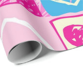 Papier Cadeau Motif cœurs (Coin rond)