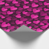 Papier Cadeau Motif Coeurs roses (Coin)