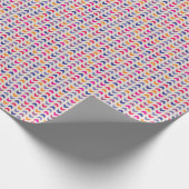 Papier Cadeau Motif coloré Aztec Chevron (Coin)