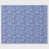 Papier Cadeau Motif coloré de Baseballs (Plat)