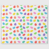 Papier Cadeau Motif coloré OEufs de Pâques (Plat)