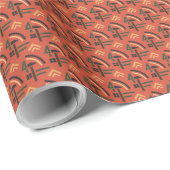 Papier Cadeau Motif communiste soviétique : plan quinquennal en  (Coin rond)