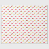 Papier Cadeau Motif Concha à pâte de pain doux (Plat)