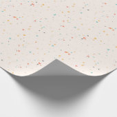 Papier Cadeau Motif Confetti Dots & Triangle (Coin)