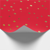 Papier Cadeau Motif Confetti Festit Foil Gold Faux (Coin)