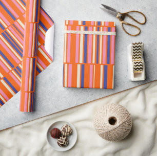 Papier Cadeau Motif contemporain géométrique Pop Mod