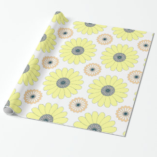 Papier Cadeau Motif continu de tournesols