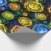 Papier Cadeau Motif Cool de Pickeball (Coin)