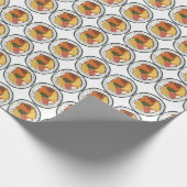 Papier Cadeau Motif coréen Sushi Gimbap Kimbap (Coin)