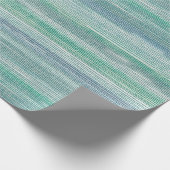 Papier Cadeau Motif côtier de l'herbe marine (Coin)