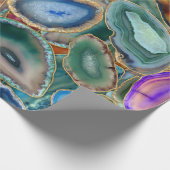 Papier Cadeau Motif cristal Geodes - Multicolor (Coin)