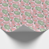 Papier Cadeau Motif croquis de pastèque (Coin)
