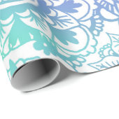 Papier Cadeau Motif Cute Pastel Mandala (Coin rond)