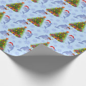 Papier Cadeau Motif d'algues de plage (Coin)