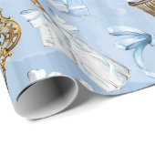 Papier Cadeau Motif d'Alice du pays des merveilles (Coin rond)