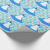Papier Cadeau Motif d'Alice du pays des merveilles (Coin)